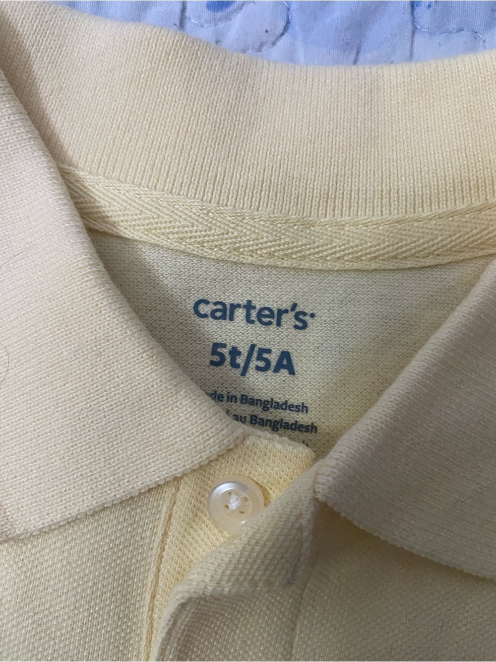 Carter's Pale Yellow Short-Sleeve Polo - Picture 2 of 2